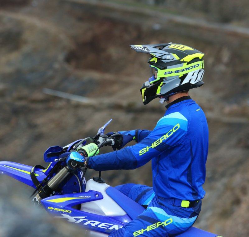 Ochelari SHERCO Enduro Scott Fury Yellow/ Fluo - imagine 2