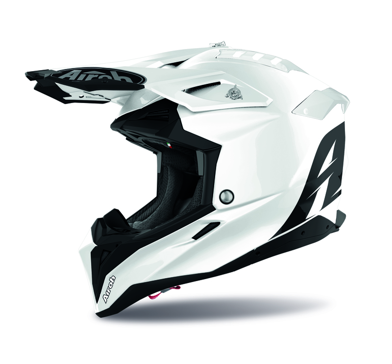 Casca AIROH AVIATOR 3 White Glossy
