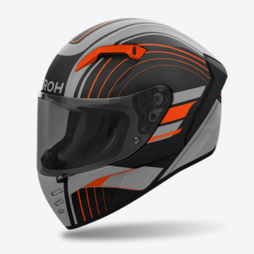 Casca AIROH Connor Achieve Orange Matt