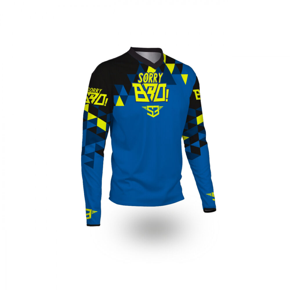 TRICOU ENDURO S3 SORRY BRO BLUE