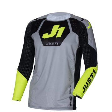 TRICOU ENDURO Just1 J-FLEX 2.0 District Grey/ Yellow Fluo/ Black