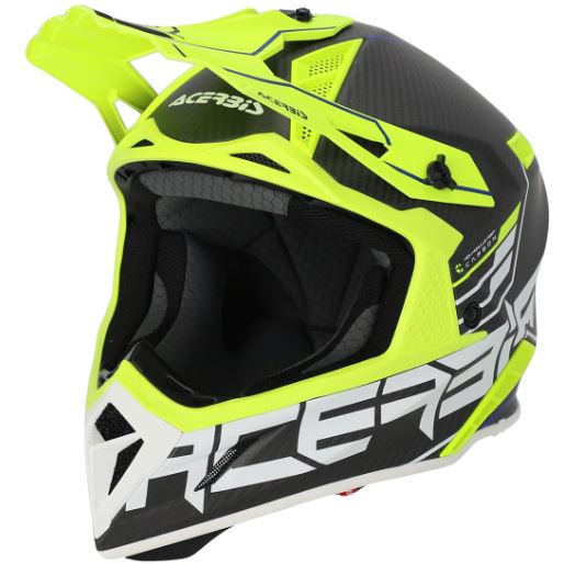Casca ACERBIS Steel Carbon 2206 Black/ Fluo/ Yellow