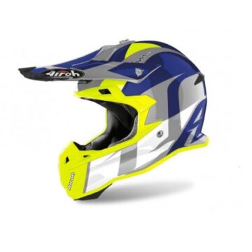 Casca AIROH TERMINATOR Shoot Blue Glossy