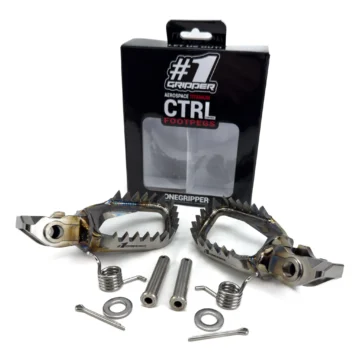 #1 ONEGRIPPER Ti-CTRL Footpegs - Mud-Free - Yamaha