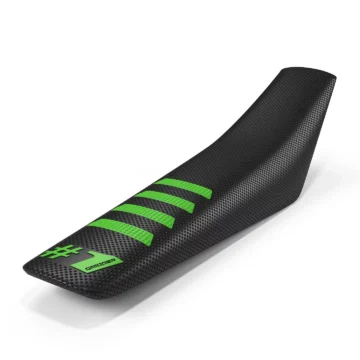 ONEGRIPPER #1 RIBBED Seat Cover - Black/Green