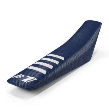 ONEGRIPPER RIBBED Seat Cover - Dark Blue/White