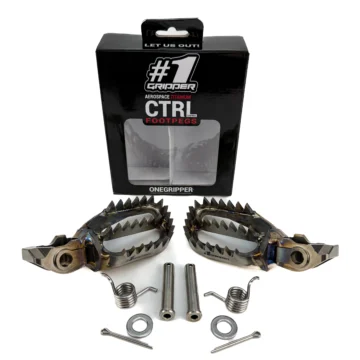 #1 ONEGRIPPER Ti-CTRL Footpegs - Ultra-Grip - KTM/HQV/GG/Beta