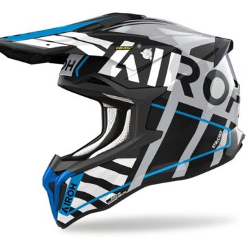 Casca AIROH Strycker Brave Blue/ Grey