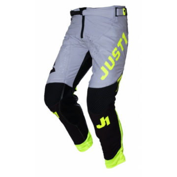 PANTALONI ENDURO Just1 J-Flex 2.0 District Grey/ Yellow Fluo/ Black
