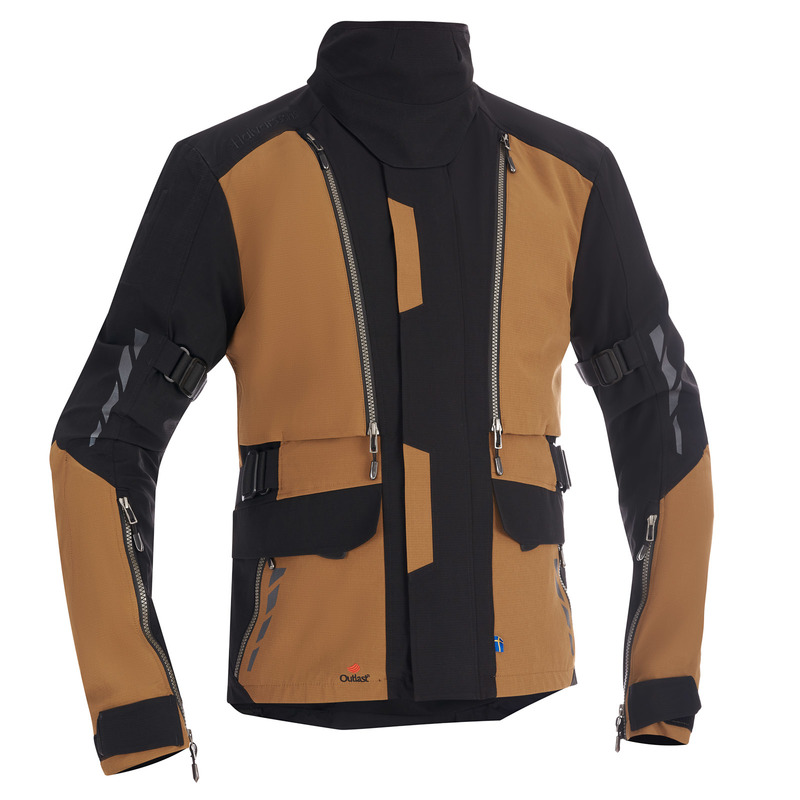Geaca Moto Textila Halvarssons Vinvallen Barbati - Black/Bronze - imagine 3