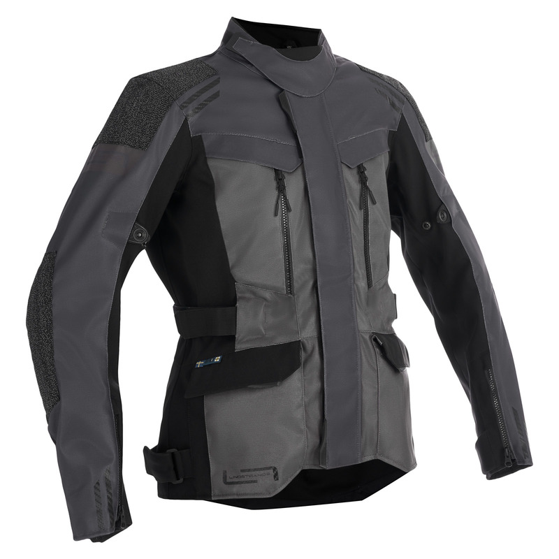 Geaca Textila Lindstrands Storbo Graphite Dark Grey/ Black – Dama