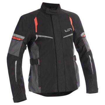 Geaca Lindstrands Textile Backafall Black/ Grey