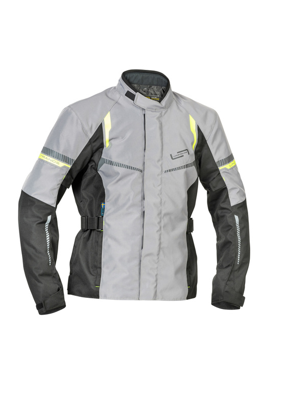 Geaca Lindstrands Textile Backafall Grey/ Black