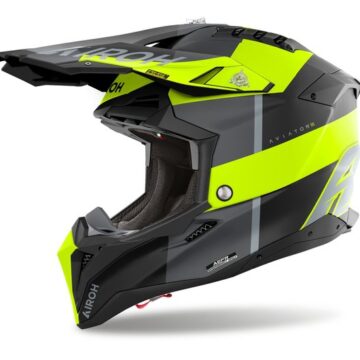 Casca AIROH AVIATOR 3 MONARCH Yellow/ Matt