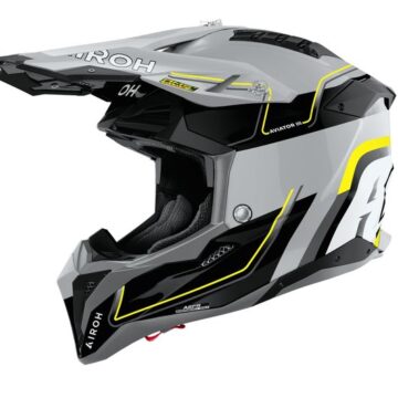 Casca AIROH AVIATOR 3 LEADER Yellow Gloss